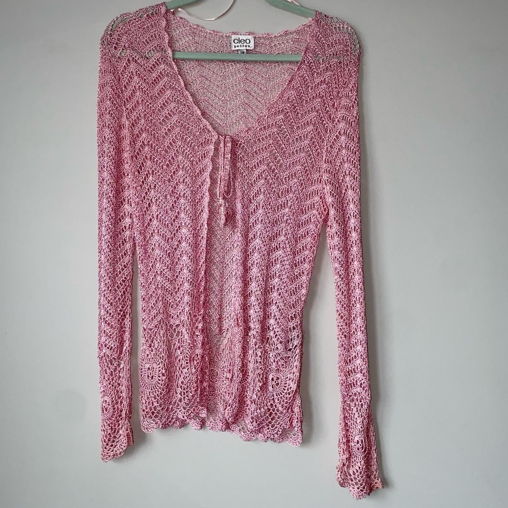 Vintage Cleo Crochet Cardigan > Cottagecore